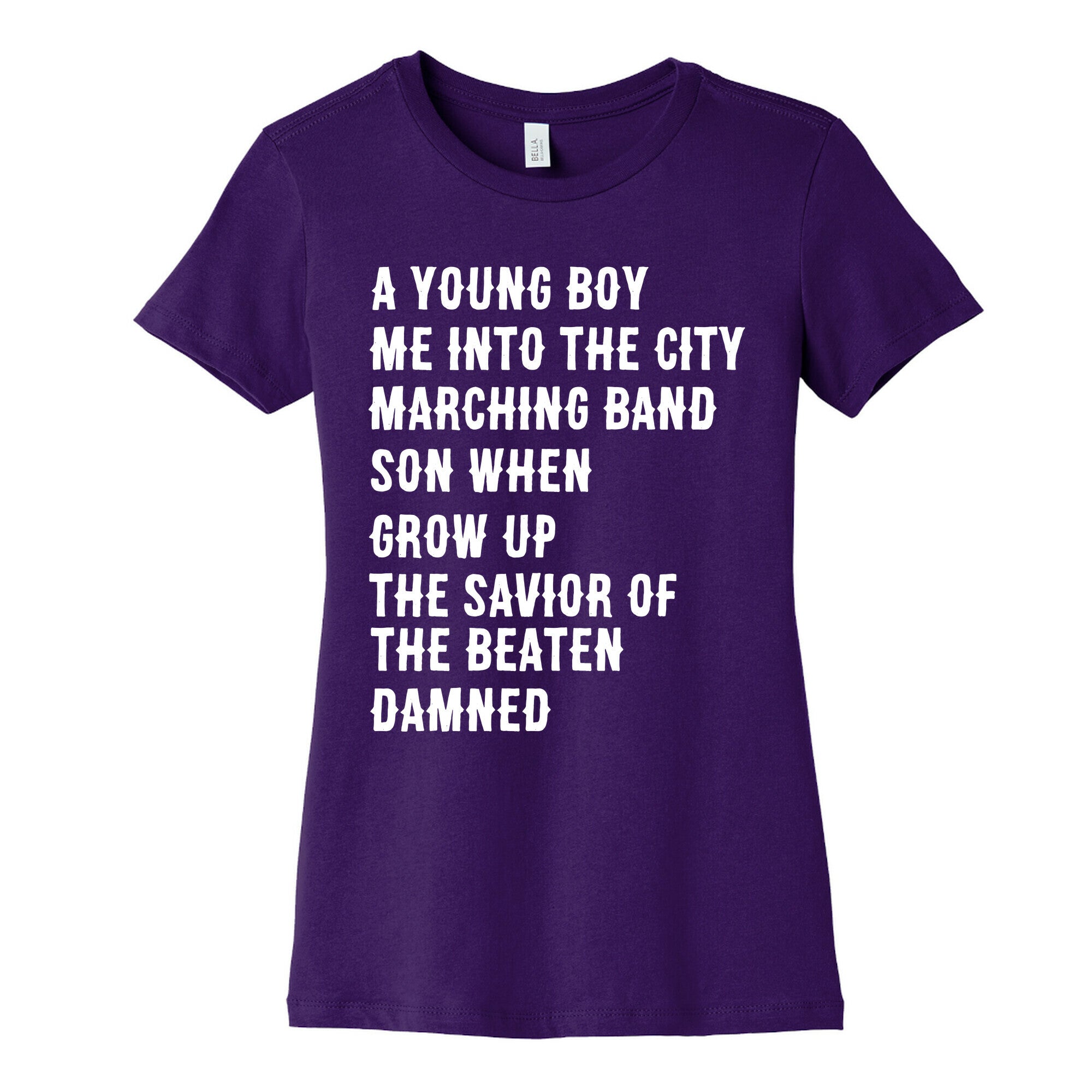 When I Was a Young Boy (1 of 2 pair) Women's Cotton Tee